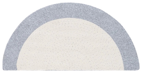 Safavieh Braided 2'-0" x 4'-0" Rug in Ivory / Grey
