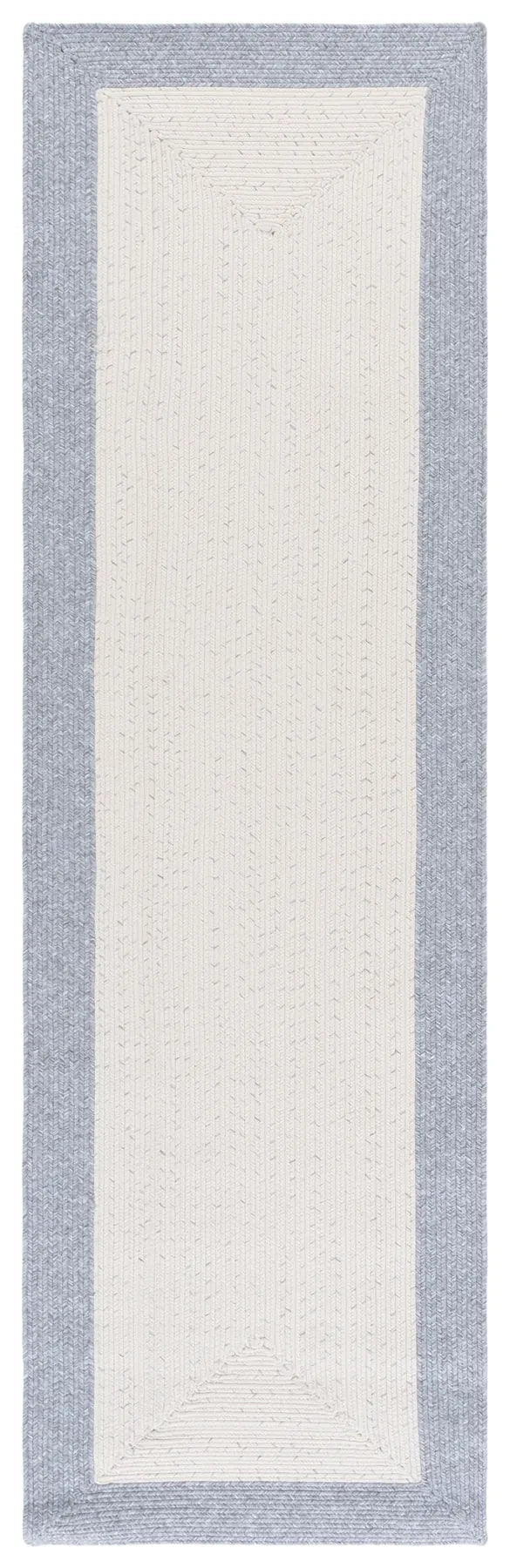 Safavieh Braided 2'-3" x 8'-0" Rug in Ivory / Grey