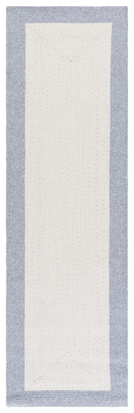 Safavieh Braided 2'-3" x 8'-0" Rug in Ivory / Grey
