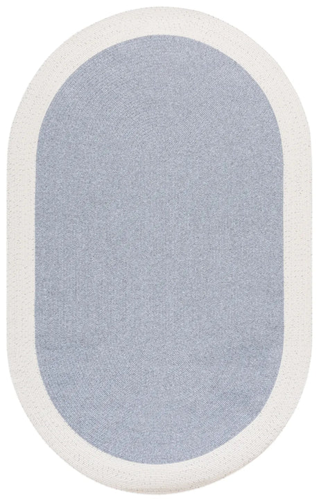 Safavieh Braided 5'-0" x 8'-0" Rug in Grey / Ivory
