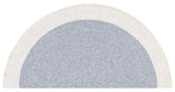 Safavieh Braided 2'-0" x 4'-0" Rug in Grey / Ivory