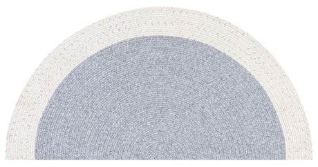 Safavieh Braided 2'-0" x 4'-0" Rug in Grey / Ivory