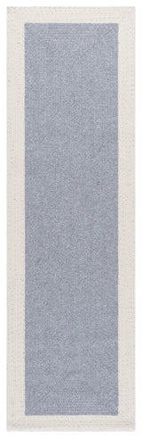Safavieh Braided 2'-3" x 8'-0" Rug in Grey / Ivory