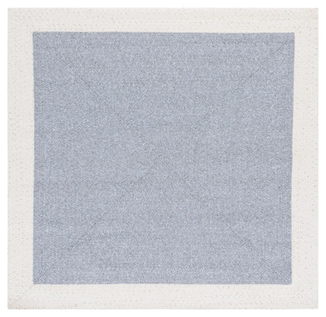 Safavieh Braided 5'-0" x 5'-0" Rug in Grey / Ivory