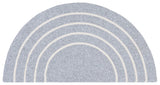 Safavieh Braided 2'-0" x 4'-0" Rug in Light Grey / Ivory