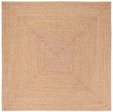 Safavieh Braided 6'-0" x 6'-0" Rug in Multi