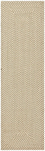 Safavieh Braided Brd173A Beige / Brown Rugs.