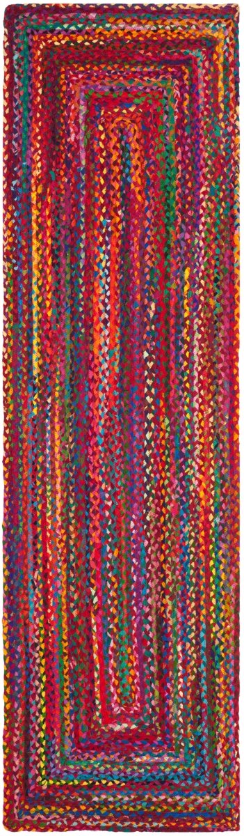 Safavieh Braided Brd210A Red/Multi Rug.