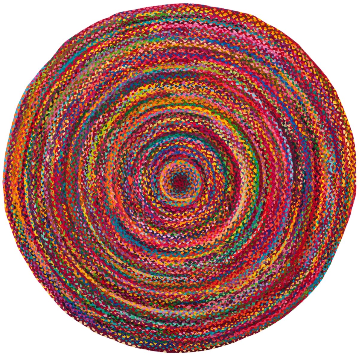 Safavieh Braided Brd210A Red/Multi Rug.