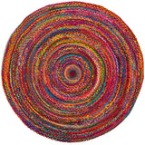 Safavieh Braided Brd210A Red/Multi Rug.