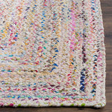 Safavieh Braided Brd210B Ivory/Multi Rug.