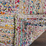 Safavieh Braided Brd210B Ivory/Multi Rug.