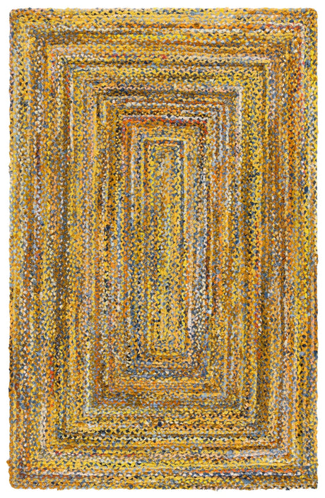 Safavieh Braided 4'-0" x 6'-0" Rug in Yellow / Brown