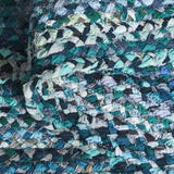 Safavieh Braided 4'-0" x 6'-0" Rug in Teal / Blue