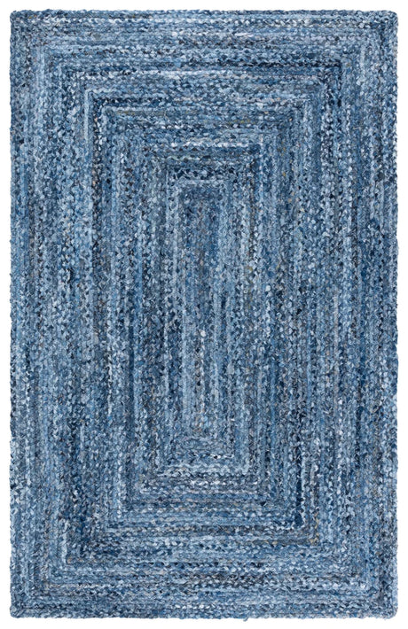 Safavieh Braided 4'-0" x 6'-0" Rug in Denim / Blue