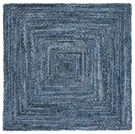 Safavieh Braided 6'-0" x 6'-0" Rug in Denim / Blue