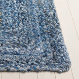 Safavieh Braided 4'-0" x 6'-0" Rug in Denim / Blue