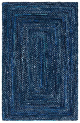 Safavieh Braided 4'-0" x 6'-0" Rug in Navy / Blue