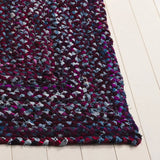 Safavieh Braided 4'-0" x 6'-0" Rug in Purple / Blue