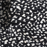 Safavieh Braided 4'-0" x 6'-0" Rug in Black / Ivory