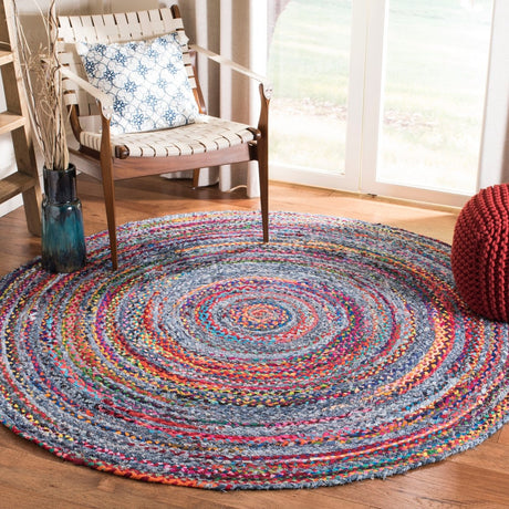 Safavieh Braided Brd250L Blue/Red Rugs.