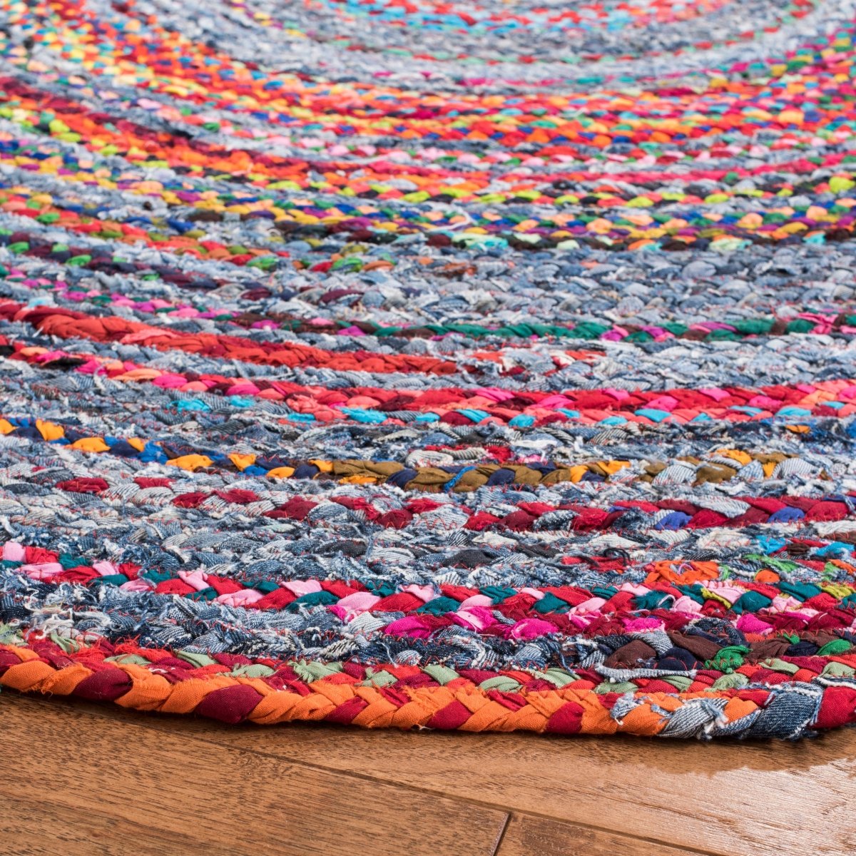 Safavieh Braided Brd250L Blue/Red Rugs.