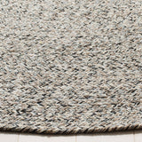 Safavieh Braided Brd256A Ivory/Steel Grey Rug.