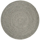 Safavieh Braided Brd256A Ivory/Steel Grey Rug.
