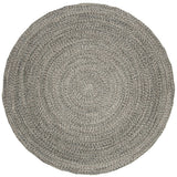 Safavieh Braided Brd256A Ivory/Steel Grey Rug.