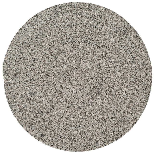 Safavieh Braided Brd256A Ivory/Steel Grey Rug.