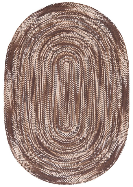 Safavieh Braided Brd257T Brown/Ivory Rug.