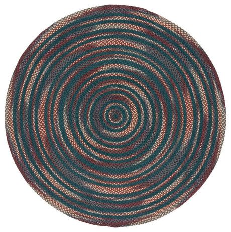 Safavieh Braided Brd257Y Blue/Green Rug.