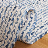 Safavieh Braided Brd260M Blue/Ivory Rug.