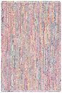 Safavieh Braided 4'-0" x 6'-0" Rug in Ivory / Multi