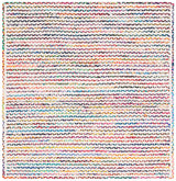 Safavieh Braided 6'-0" x 6'-0" Rug in Ivory / Multi