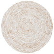 Safavieh Braided Brd271T Ivory/Brown Rugs.