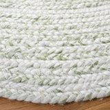 Safavieh Braided Brd271Y Ivory/Green Rugs.