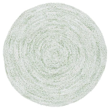 Safavieh Braided Brd271Y Ivory/Green Rugs.