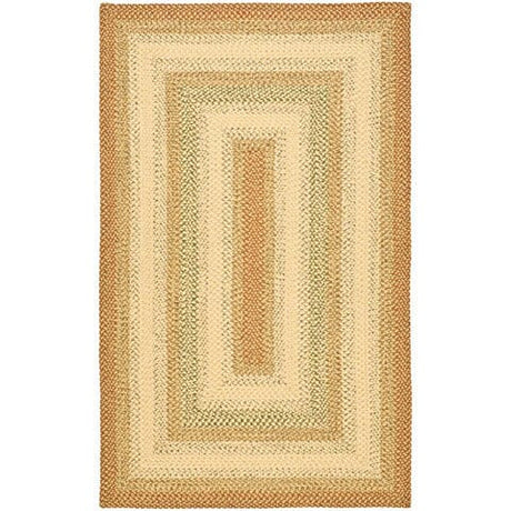 Safavieh Braided Brd303A Rust/Multi Rug.