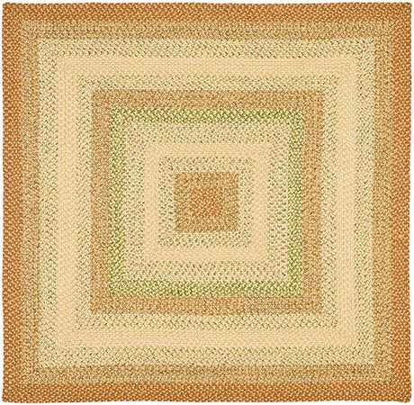 Safavieh Braided Brd303A Rust/Multi Rug.