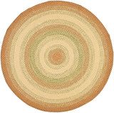 Safavieh Braided Brd303A Rust/Multi Rug.