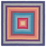 Safavieh Braided 5'-0" x 5'-0" Rug in Red / Orange