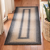 Safavieh Braided Brd311A Black/Grey Rug.