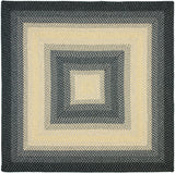 Safavieh Braided Brd311A Black/Grey Rug.