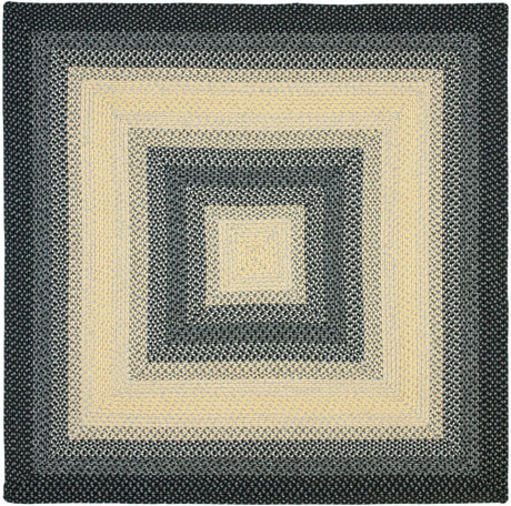 Safavieh Braided Brd311A Black/Grey Rug.