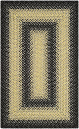 Safavieh Braided Brd311A Black/Grey Rug.