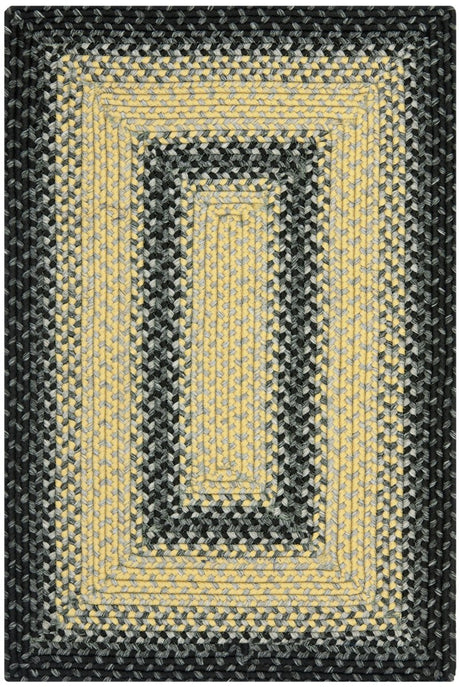 Safavieh Braided Brd311A Black/Grey Rug.