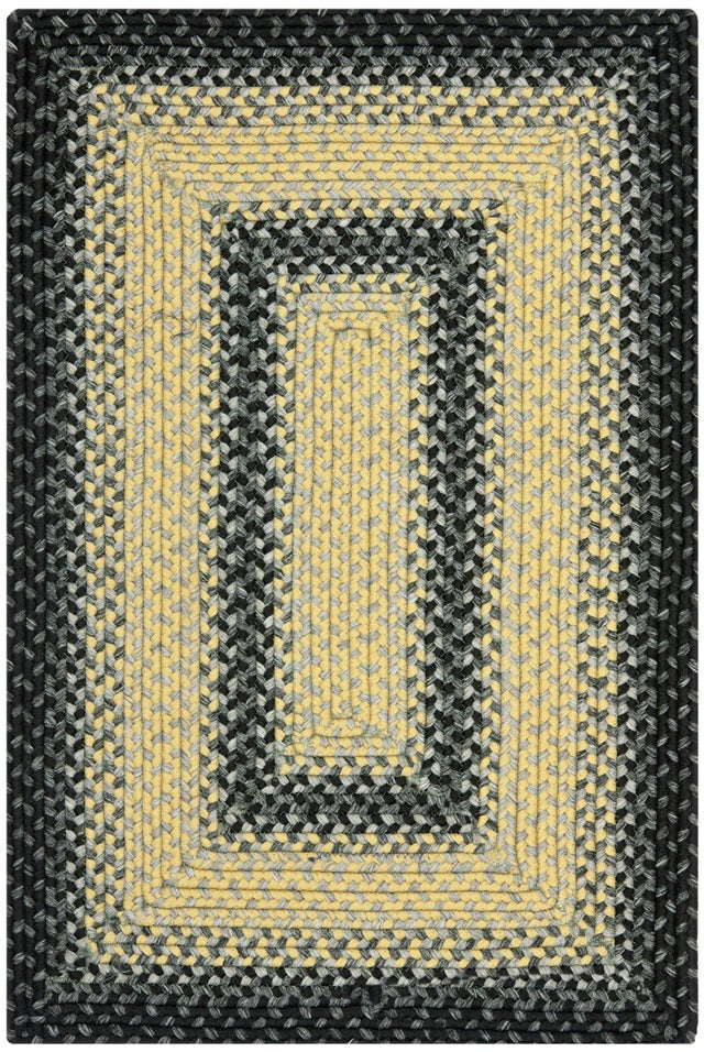 Safavieh Braided Brd311A Black/Grey Rug.