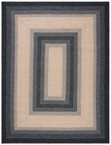 Safavieh Braided Brd311A Black/Grey Rug.
