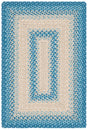 Safavieh Braided 2'-0" x 3'-0" Rug in Blue / Beige